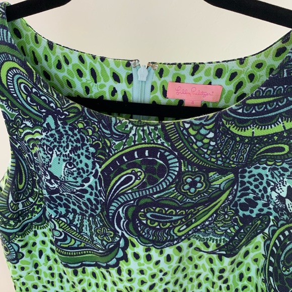 Lilly Pulitzer Leopard print shift dress - Picture 2 of 3